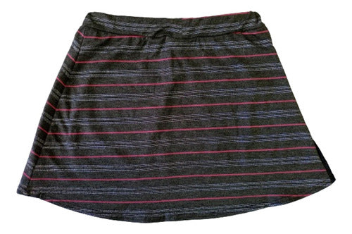 Black Sparkly Lycra Short Skirt for Volleyball Tennis Hockey 1