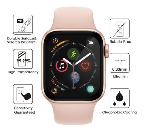 LITO Matte Tempered Glass for Apple Watch 41mm Series 7 7