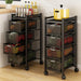 Shopick Organizer Cart with 4 Baskets for Kitchen - Rolling Storage Solution 7