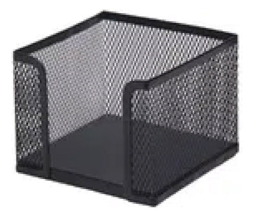 Onix Clipboard Cube Metal Mesh 9x9cm Up to 500 Sheets 0