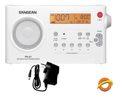 Portable Digital AM/FM Sangean Radio Bi-Band Home Office 6