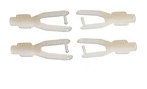 Pack of 10 Plastic Clevis with Retainer 0