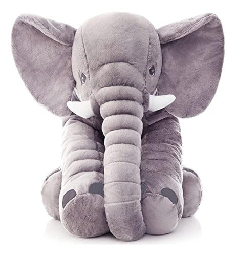 Ryttir Large Gray Elephant Plush XXl 24 Inches 0