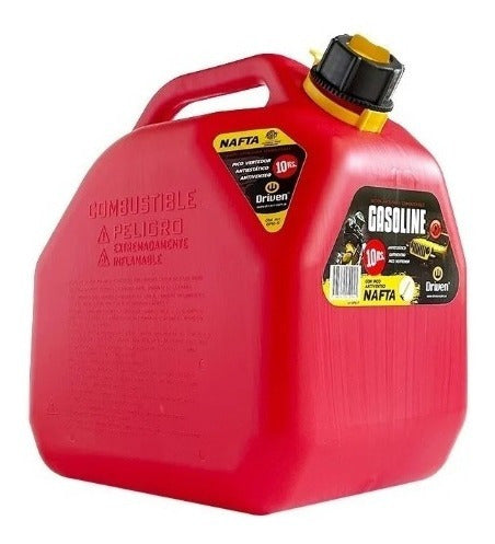 Driver 10 Liters Fuel Container with Pouring Spout 0