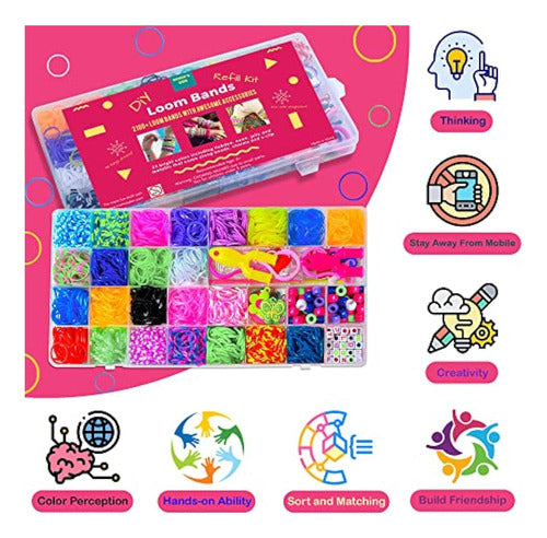 Momo's Den Rubber Band Loom Bracelet Kit 1