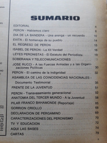 Revista Las Bases N° 15 20 De Junio De 1972 Peronismo Evita 1