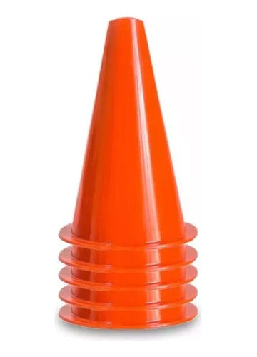 Set of 50 PVC 19cm Sports Training Cones for Signaling 5