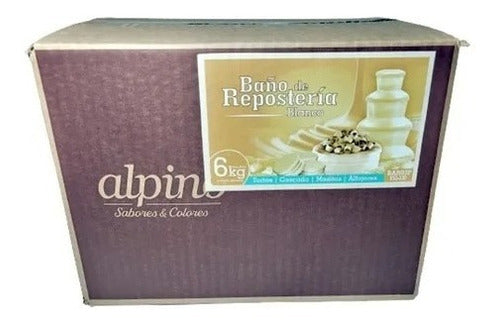 Alpino Chocolate 6kg Sticks Baño Reposteria Cascada Alfajor 5