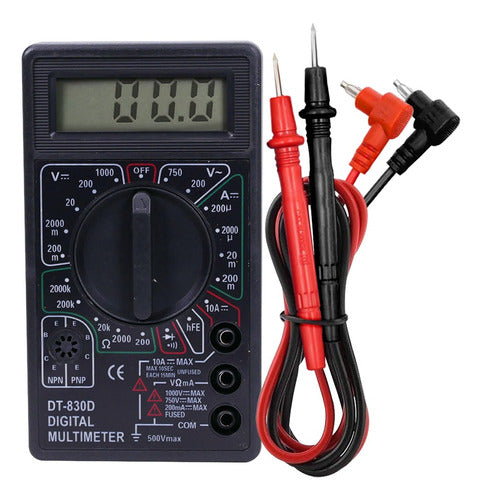 Duaitek Digital Multimeter DT830D with Buzzer Compact and Simple 0