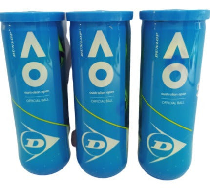 Dunlop AO Australian Open Tube of 3 Balls 2