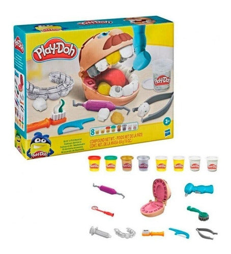 Masa Play Doh Dentista Bromista Original Tm1 F1259 Ttm 1