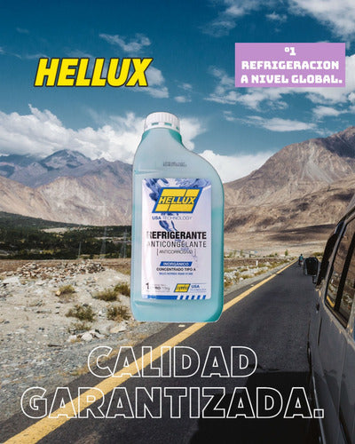 Hellux Original Green Concentrated Refrigerant Liquid 1 Liter 4