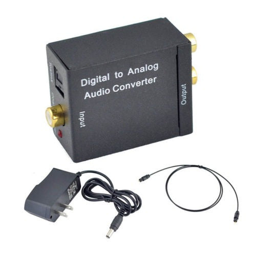 Señal De Toslink Óptico Digital Al Convertidor De Audio Anal 1