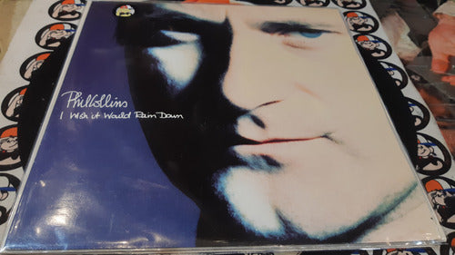 Phil Collins I Wish It Would Rain Down Vinilo Maxi Uk Joya 0