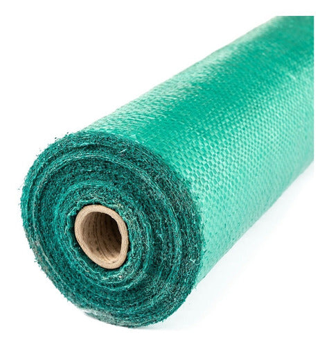 Rafia Cubrecerco 1,50 M Ancho Verde Osc- 90 Grs/mt² X 14 Mts 0