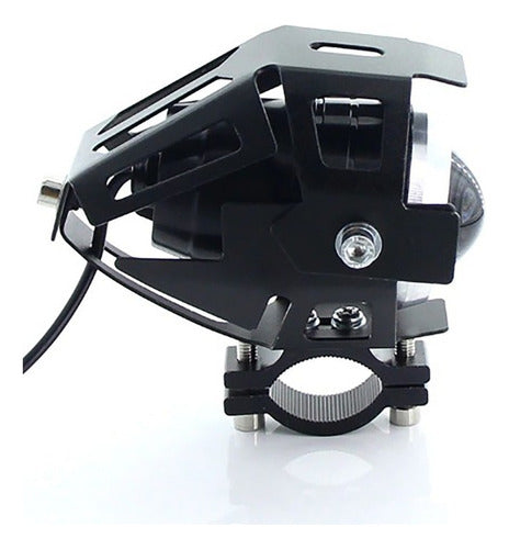 Par Farol Lâmpada Moto Milha Led Auxiliar Cg 150 Titan 3