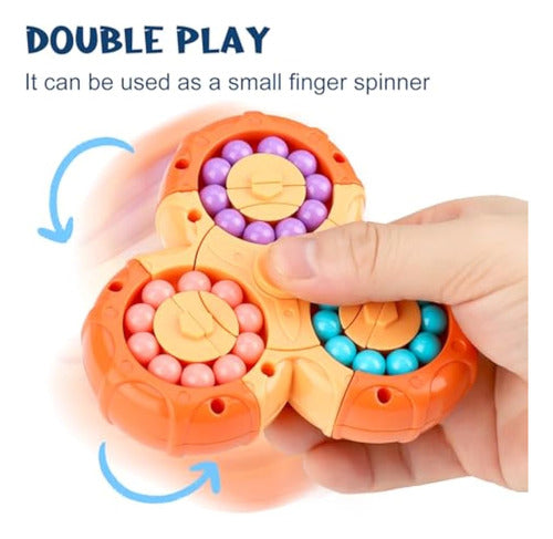 Friusate Rotating Cube Toy - Magical Beans 2