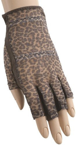 Guante Hj Glove Para Mujer Marrón Leopardo Solaire Guante De 0