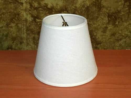 White Conical Lampshade 9-14/12 cm Height 3