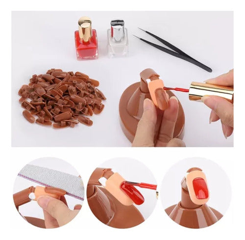 Dedos De Práctica Manicura - Practice Finger Model Kit 3