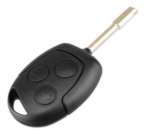 Car Key Shell + 3 Button Tibbet Blade 2