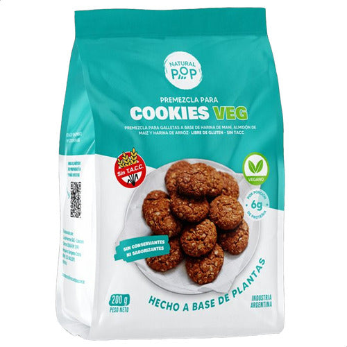 Premezcla Natural Pop Cookies Vegano Sin Tacc X12 01mercado 0