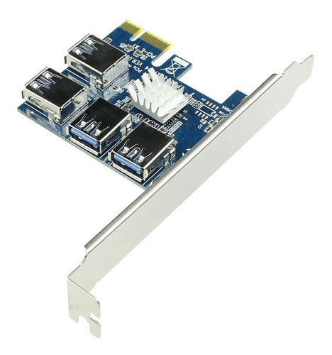 Generic PCI-E USB 3.0 Expansion Card with 4 Ports for Bitcoin Mining 0