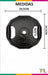 Tourmalhyn 20kg Cast Iron Weight Disc with Grip 30mm 1