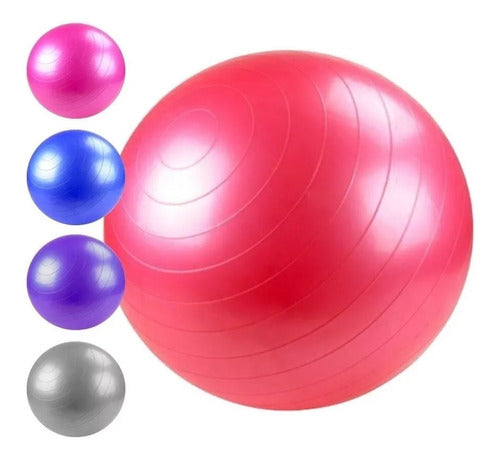6 Pilates Medicinal Yoga Ball Esferodinamia 65cm Fdn 1