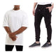 Cargo Jogging Pants and Cotton T-shirt Set 0