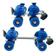Pro Class Extensible 4-Wheel Roller Skates Size 28 to 41 Blue 1