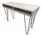 Mentha Industrial Desk with Iron Legs 0