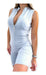 JPM Short Catsuit in Cotton and Lycra with Closure Detail 6