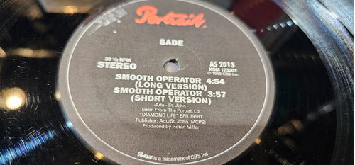 Sade Smooth Operator Vinilo Maxi Promo Usa 3 Mix 1985 Clics 0