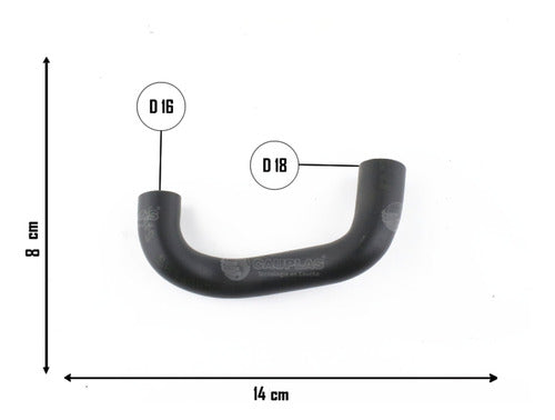 Manguera Descarga De Pcv Chevrolet S10 2.8 Mwm Sprint 4.07 1