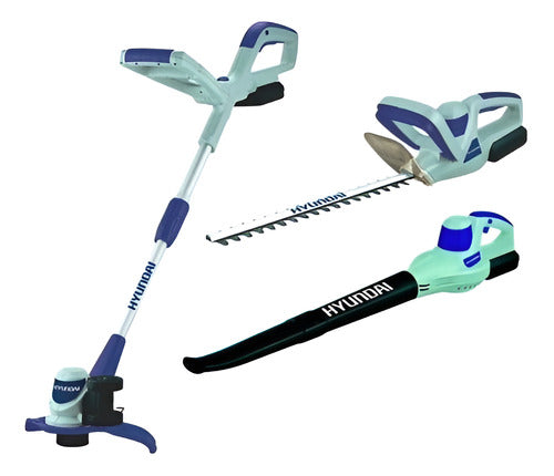 Hyundai 20V Garden Tool Set with Battery 0