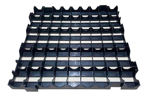 Pallet Plástico 4,5 X 50x50 Preto Kit 4 Pçs - Estrado Deck 2