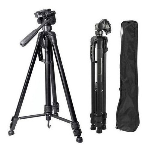 Tripode Weifeng Wt-3540 Negro Para Foto Y Video 1.57mts 0