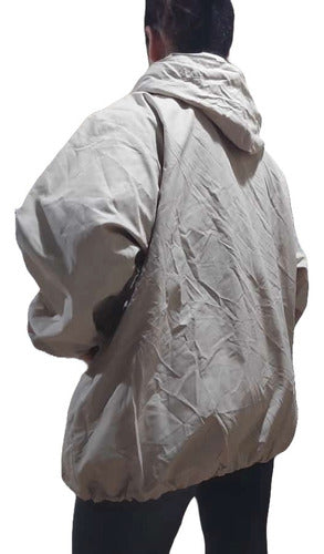 HB Oversize Windbreaker Jacket with Zipper and Hood 4