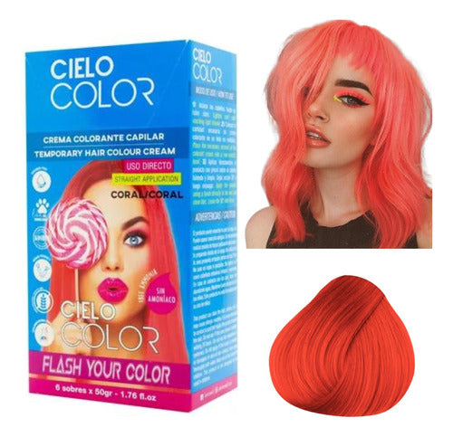 Otowil Coral Lefemme Fantasy Hair Dye Cielo Color 0