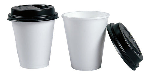 Disposable Thermal Cups with Lid 180cc x 1000 Units 2