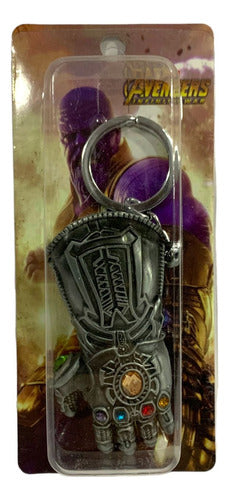 Metal Thanos Infinity Gauntlet Bottle Opener Keychain 3