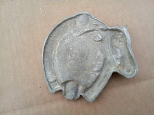 Antiguo Cenicero Casa Lingiardi Herradura Caballo Aluminio 1