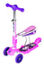 Bipo 2 In 1 Scooter With Seat And Balancing 3 Wheels Lights Adjustable 0