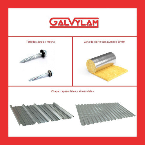 P-GAL Perfil C Galvanizado 80x40x15x1.6 Tira De 12 Mts 4