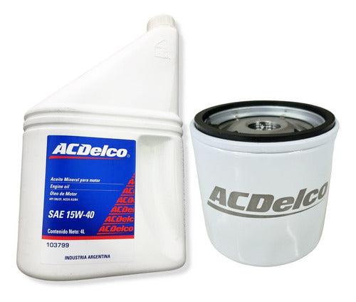 ACDelco Celta Corsa Original Filter and Oil Kit 15w 40 0