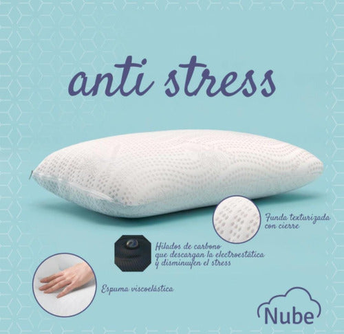 Nube Anti Stress Pillow Velvet 90x50 Jacquard Yarn 2