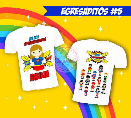 Plantillas Egresaditos 2024 Egresados Remeras Camiseta #5 5