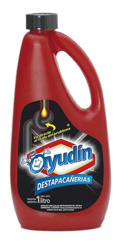 Ayudín Drain Opener Cleaning 1 L Cleaning Pack X 4u 1