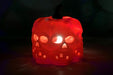 Colores Mini Pumpkin Lamp with Various Skulls Halloween LED X1 1